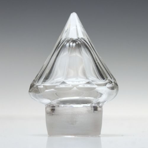 GEORGIAN GLASS DRY MUSTARD CRUET C1820 - ADDITIONAL PHOTO 5