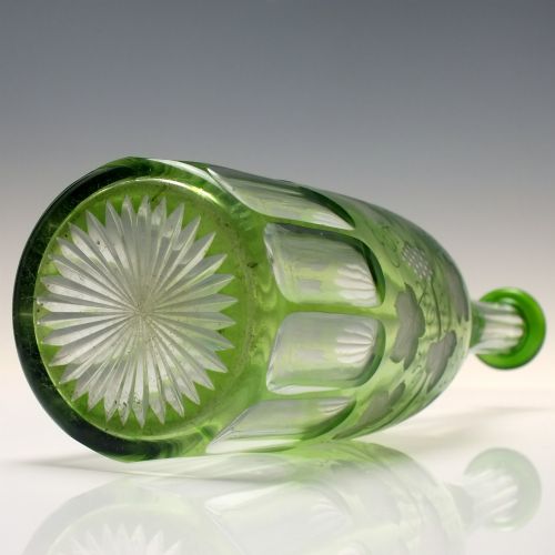 19TH CENTURY ENGRAVED GLASS SERVING BOTTLE C1860 - ADDITIONAL PHOTO 6