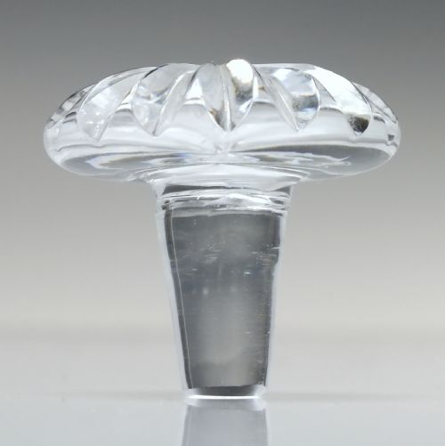PAIR ANTIQUE EDWARDIAN MINIATURE PERSONAL WHISKY OR SPIRIT GLASS DECANTERS C1910 - ADDITIONAL PHOTO 7