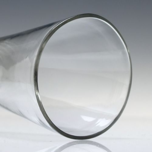 ANTIQUE 18TH CENTURY GEORGIAN PLAIN STEM ALE GLASS C1740 - ADDITIONAL PHOTO 3