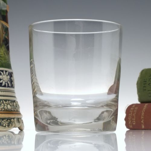 19th century glass whisky tumbler c1870 - CATEGORY: ANTIQUE GLASS - DATED 1870