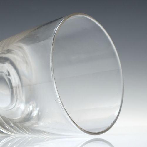 19TH CENTURY GLASS WHISKY TUMBLER C1870 - ADDITIONAL PHOTO 2