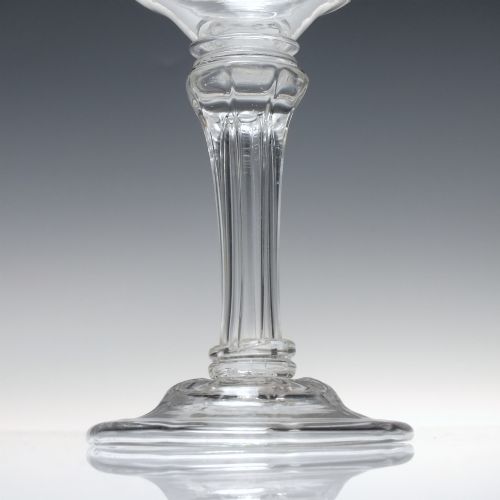 18TH CENTURY PEDESTAL STEM SWEETMEAT GLASS C1750 - ADDITIONAL PHOTO 1
