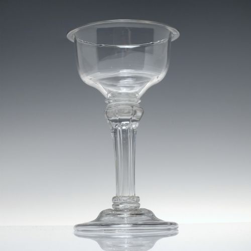 18TH CENTURY PEDESTAL STEM SWEETMEAT GLASS C1750 - ADDITIONAL PHOTO 2