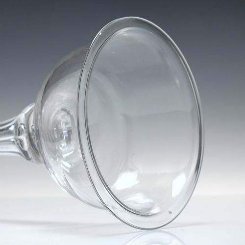 18TH CENTURY PEDESTAL STEM SWEETMEAT GLASS C1750 - ADDITIONAL PHOTO 4