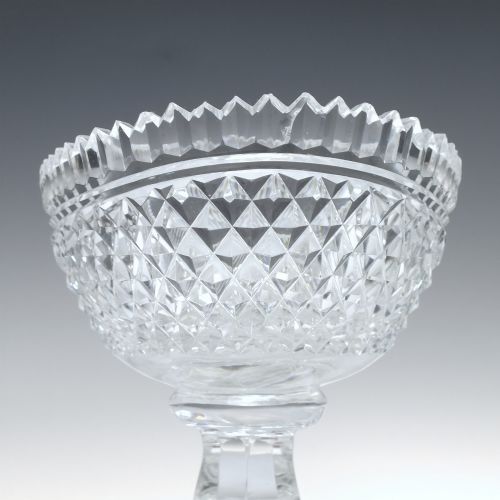 ANTIQUE 19TH CENTURY CUT GLASS BOWL C1830 - ADDITIONAL PHOTO 3