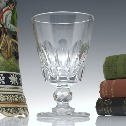 large victorian glass rummer c1850 - CATEGORY: ANTIQUE GLASS - DATED 1850