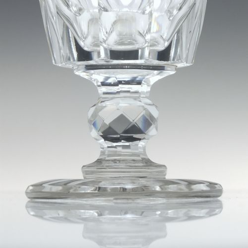 LARGE VICTORIAN GLASS RUMMER C1850 - ADDITIONAL PHOTO 2