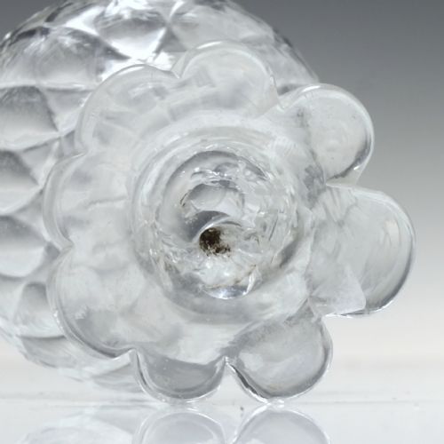 GEORGIAN MONTEITH OR BONNET GLASS C1750 - ADDITIONAL PHOTO 3