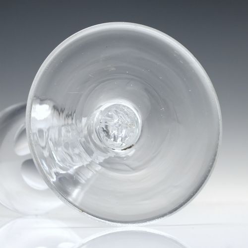 GEORGIAN FACET CUT WINE GLASS C1780 - ADDITIONAL PHOTO 5