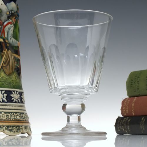large 19th century georgian glass rummer c1820 - CATEGORY: ANTIQUE GLASS - DATED 1850