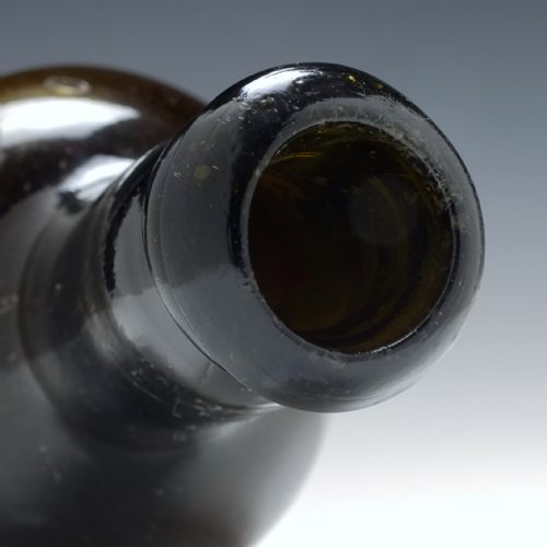 18TH CENTURY CYLINDER GLASS WINE BOTTLE C1780 - ADDITIONAL PHOTO 3