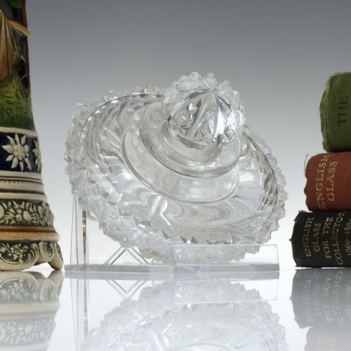 19th century cut glass perfume bottle c1820 - CATEGORY: ANTIQUE GLASS - DATED 1800