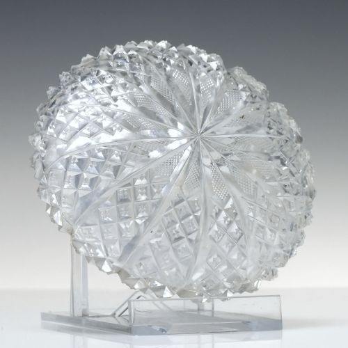 19TH CENTURY CUT GLASS PERFUME BOTTLE C1820 - ADDITIONAL PHOTO 4