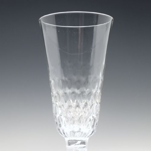 RARE ANTIQUE 18TH CENTURY NUT MOULDED OPAQUE TWIST ALE GLASS C1760 - ADDITIONAL PHOTO 3