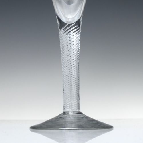 GEORGIAN MULTI SPIRAL AIR TWIST WINE GLASS C1750 - ADDITIONAL PHOTO 2