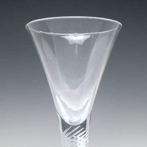 GEORGIAN MULTI SPIRAL AIR TWIST WINE GLASS C1750 - ADDITIONAL PHOTO 3