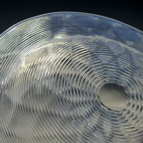 RARE SET OF VICTORIAN SIX STEVENS AN WILLIAMS OPALESCENT ICE PLATES C1890 - ADDITIONAL PHOTO 1