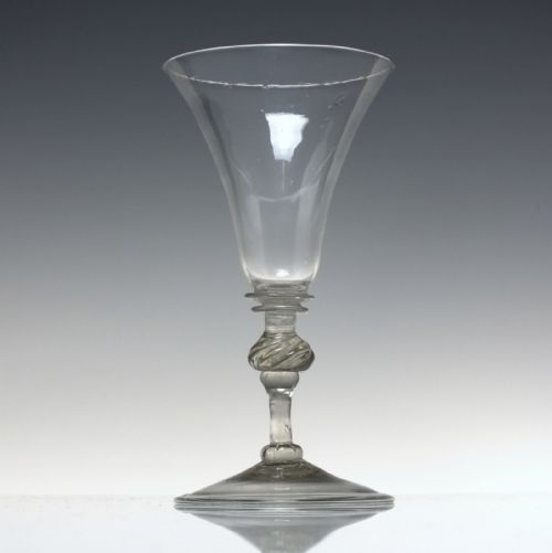 17TH CENTURY FACON DE VENISE WINE GLASS C1670 - ADDITIONAL PHOTO 1