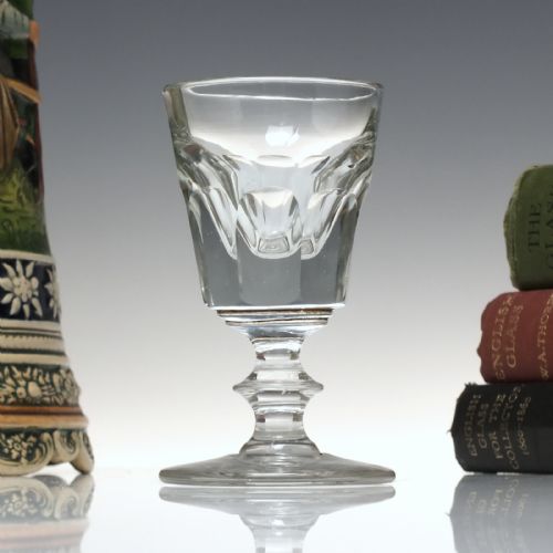 george iv bucket bowl deceptive toastmaster wine glass c1820 - CATEGORY: ANTIQUE GLASS - DATED 19TH CENTURY