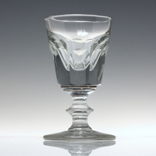 GEORGE IV BUCKET BOWL DECEPTIVE TOASTMASTER WINE GLASS C1820 - ADDITIONAL PHOTO 1