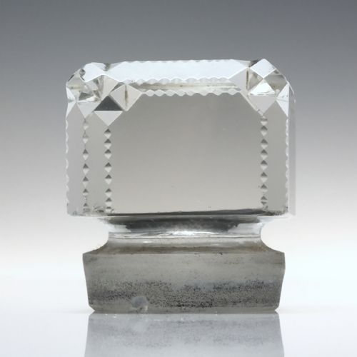 VICTORIAN DESK GLASS INKWELL C1880 - ADDITIONAL PHOTO 5