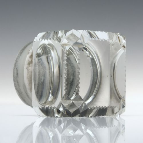 VICTORIAN DESK GLASS INKWELL C1880 - ADDITIONAL PHOTO 6
