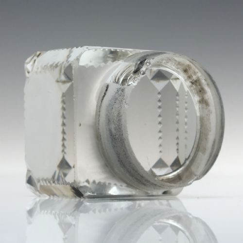 VICTORIAN DESK GLASS INKWELL C1880 - ADDITIONAL PHOTO 7