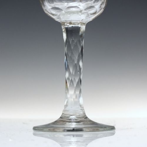 18TH CENTURY GILDED ROCOCO WINE GLASS C1780 - ADDITIONAL PHOTO 2