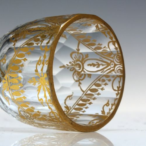 18TH CENTURY GILDED ROCOCO WINE GLASS C1780 - ADDITIONAL PHOTO 5