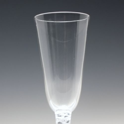 ANTIQUE GEORGIAN OPAQUE TWIST ALE GLASS C1760 - ADDITIONAL PHOTO 3
