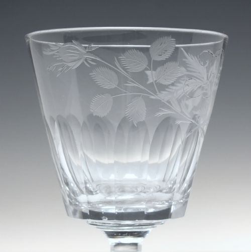 UNION ENGRAVED 19TH CENTURY GLASS RUMMER C1820 - ADDITIONAL PHOTO 5