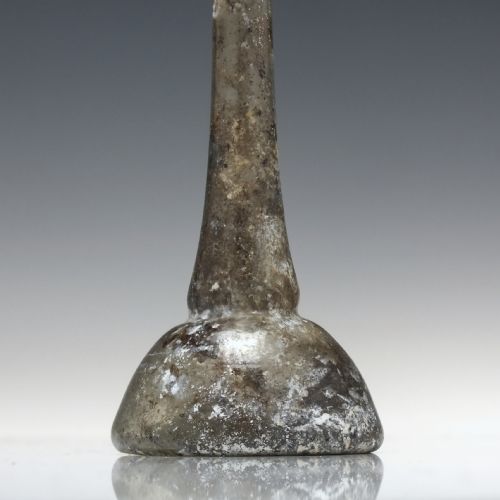 1ST TO 2ND CENTURY AD ROMAN IRIDESCENT GLASS UNGUENTAIUM C150 - ADDITIONAL PHOTO 1