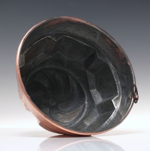 ANTIQUE VICTORIAN COPPER JELLY MOULD C1860 - ADDITIONAL PHOTO 1