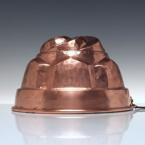 ANTIQUE VICTORIAN COPPER JELLY MOULD C1860 - ADDITIONAL PHOTO 2