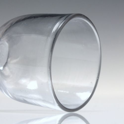 GEORGIAN OPAQUE TWIST DRAM GLASS C1760 - ADDITIONAL PHOTO 5