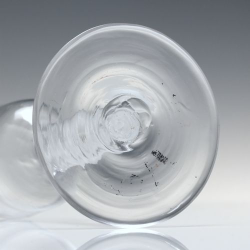 GEORGIAN OPAQUE TWIST DRAM GLASS C1760 - ADDITIONAL PHOTO 6