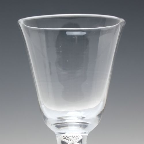 18TH CENTURY SINGLE SERIES OPAQUE TWIST WINE GLASS C1760 - ADDITIONAL PHOTO 3