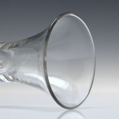 18TH CENTURY MULTI SPIRAL AIR TWIST WINE GLASS C1750 - ADDITIONAL PHOTO 5