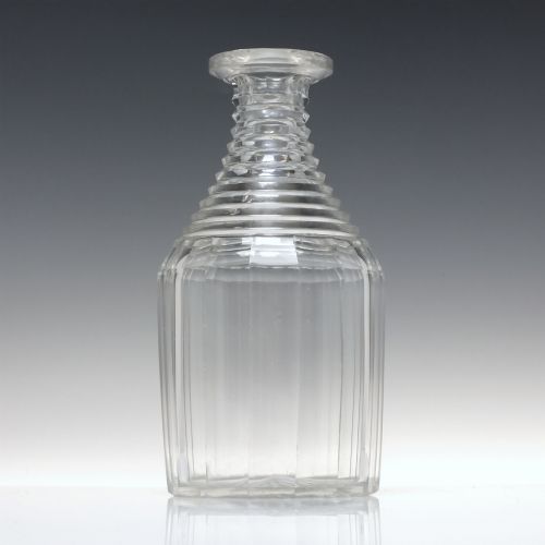 GEORGIAN REGENCY CUT GLASS DECANTER C1830 - ADDITIONAL PHOTO 1