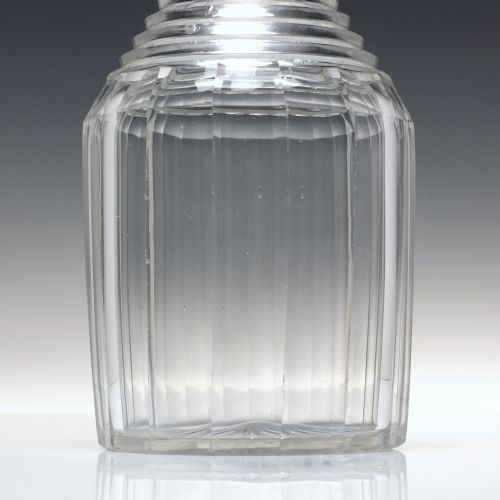 GEORGIAN REGENCY CUT GLASS DECANTER C1830 - ADDITIONAL PHOTO 5