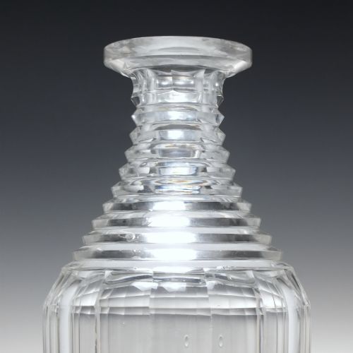 GEORGIAN REGENCY CUT GLASS DECANTER C1830 - ADDITIONAL PHOTO 6