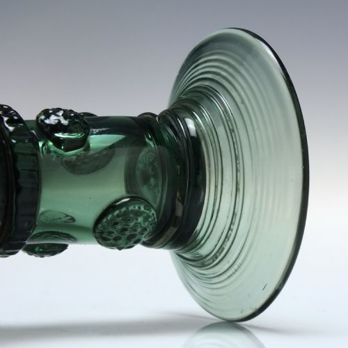 ANTIQUE 18TH CENTURY JACOBITE SYMPATHY WINE ROEMER GLASS WITH HOLLOW STEM C1760 - ADDITIONAL PHOTO 8