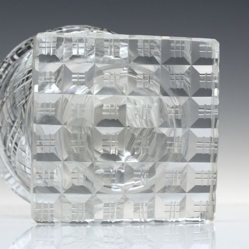 GEORGIAN ANGLO IRISH CUT GLASS COVERED SWEETMEAT JAR C1820 - ADDITIONAL PHOTO 7