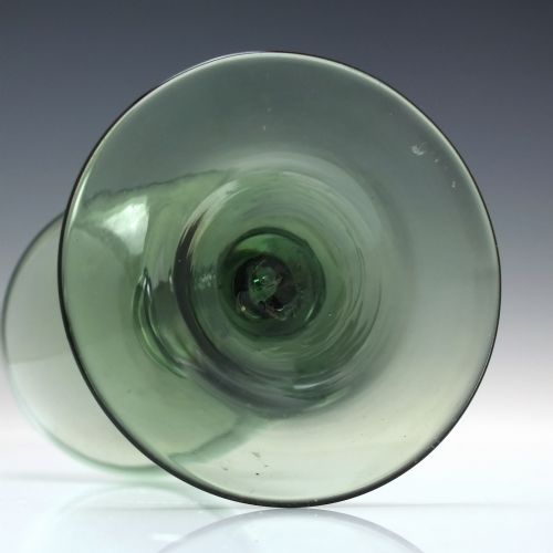 ANTIQUE ENGLISH 18TH CENTURY EXPORT WINE GLASS C1750 - ADDITIONAL PHOTO 5