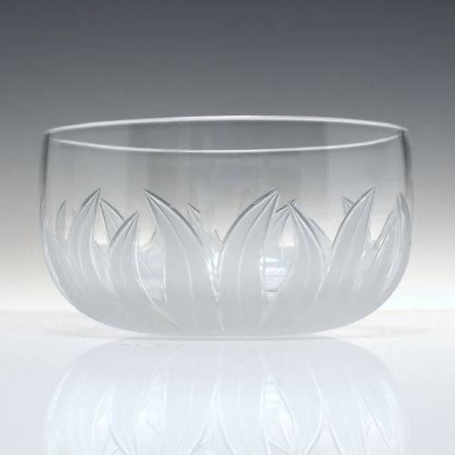 SIX 19TH CENTURY RICHARDSON ENGRAVED GLASS FINGER BOWLS C1880 - ADDITIONAL PHOTO 1