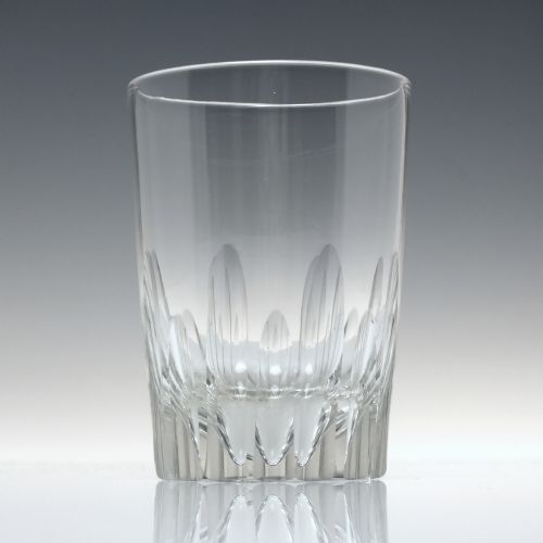 PAIR 19TH CENTURY GLASS WHISKY TUMBLERS C1870 - ADDITIONAL PHOTO 1