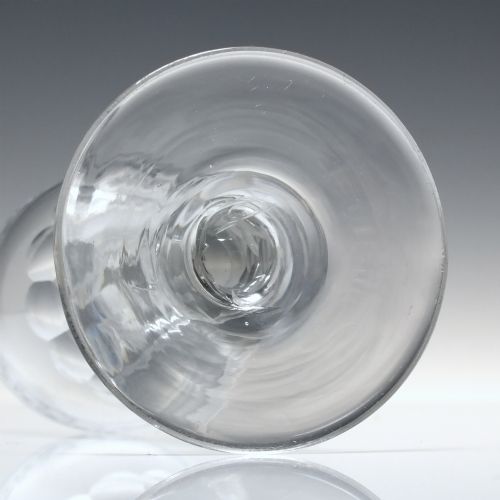 PAIR GEORGIAN FACET CUT WINE GLASS C1790 - ADDITIONAL PHOTO 5