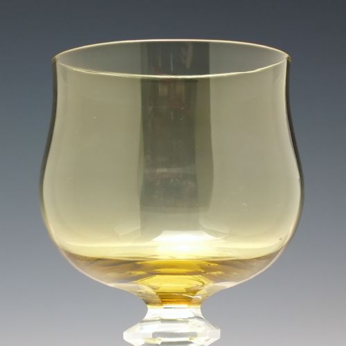 SIX ART NOUVEAU FRENCH ST LOUIS AIR TWIST WINE GLASSES C1900 - ADDITIONAL PHOTO 4