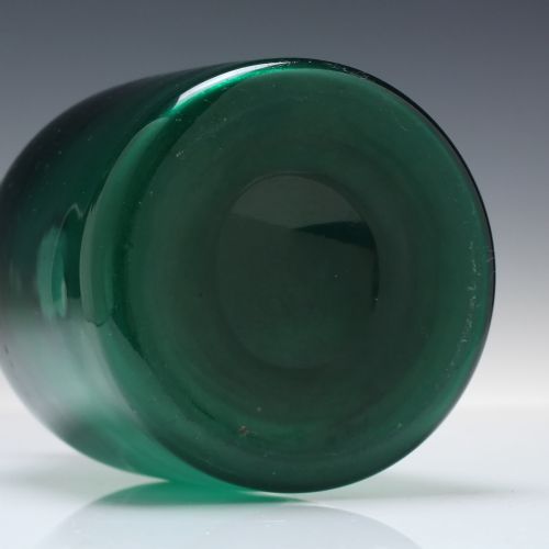 GEORGIAN BRISTOL GREEN GLASS CLUB DECANTER C1810 - ADDITIONAL PHOTO 3